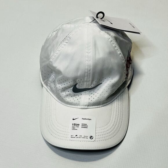 Nike Featherlight Adult Unisex Reflective Run Performance Hat White DC3598 UNLV - Picture 2 of 8